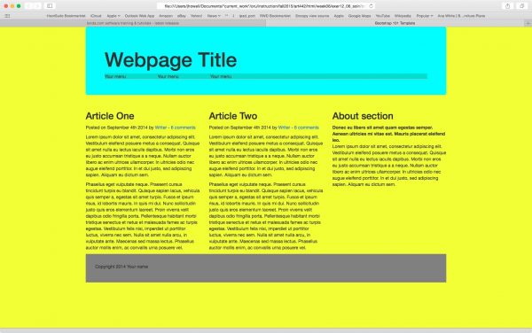 Exercise 12.06: Responsive Layout - POINT918