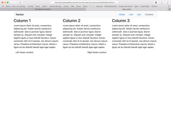 Exercise 10.04: Bootstrap Layout - POINT918